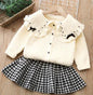 Eva Set for Kids - Two-Piece Sweater Outfit - Bege - baby clothing