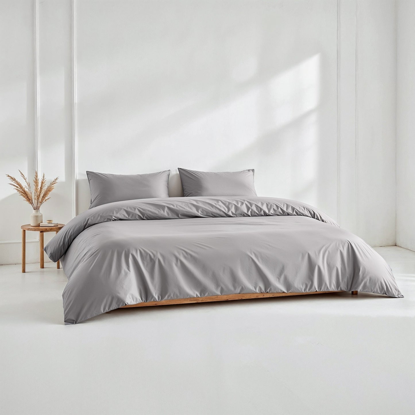 Luxe Australian Sateen Bedding Bundle - Light Gray (Old) - Home - Bed