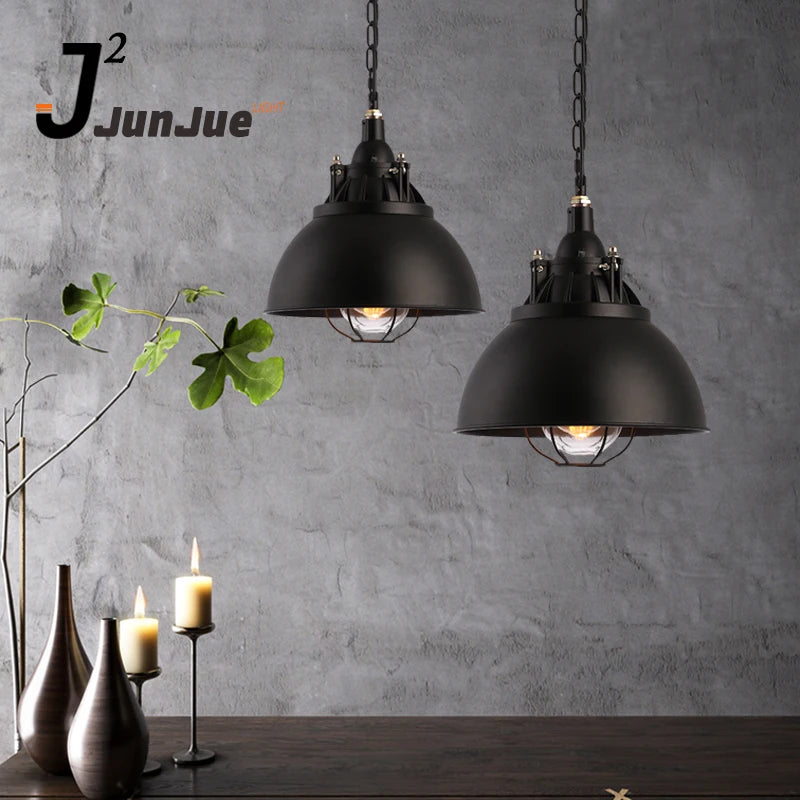 Retro Vintage Industrial Style Drop Light Modern Led Iron Chain Pendant Light