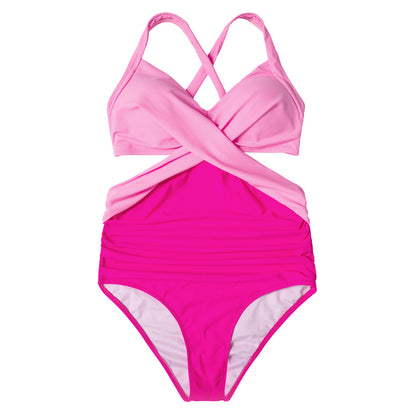 Chic Halter Monokini Beachwear for Women - B4618PR S - swimwear