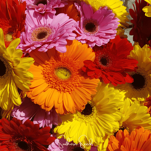 Gerbera Daisy Mix – 20 Seeds - - Seeds