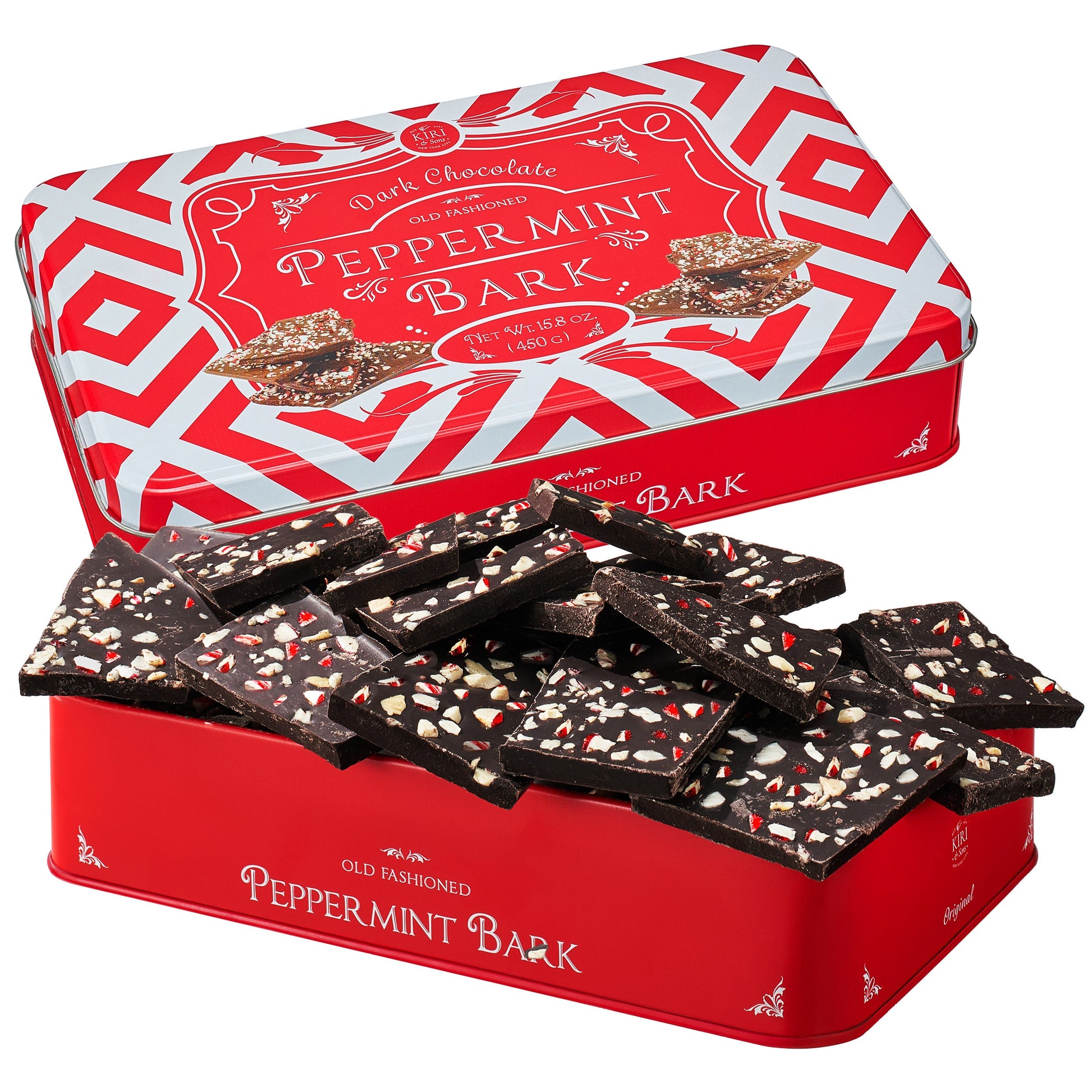 Dark Chocolate Peppermint Bark, Giftable Food Set - - food
