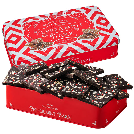 Dark Chocolate Peppermint Bark Giftable Food Set - - candy