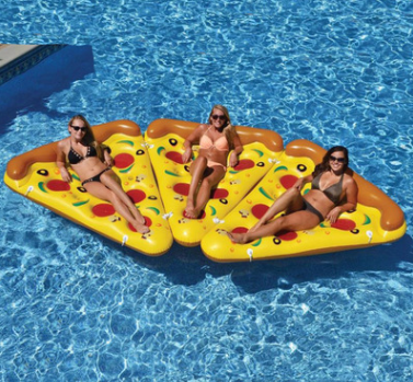 Inflatable Pizza Float - - pool float