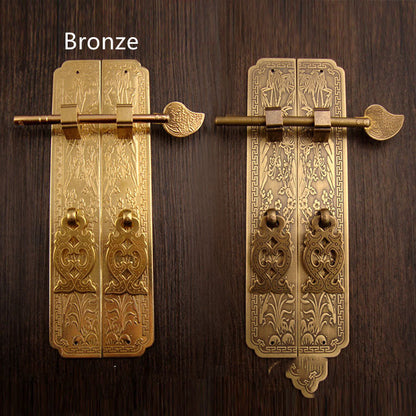 Vintage Pure Copper Antique Chinese Furniture Pure Copper Handle- FLIPSTYLEZLLC- {{Product type}}