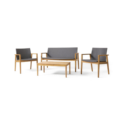 Bryan - Chat Set Outdoor Furniture Frame - Teak- Unique Piece Furniture- {{Product type}}