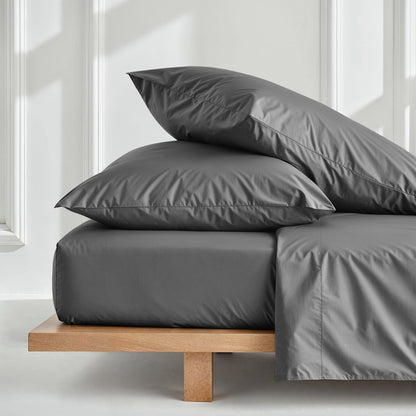 Luxe Australian Sateen Sheet Set - Charcoal - Home - Bed