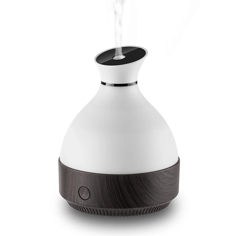 Diffuser Aroma Electric Essential Oil Wood Grain Humidifier