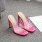 Sleek Womens Heels - Rose Red 40 -