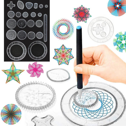 Rainbow Paper Classic Gear Spirograph Set