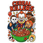 Cereal Halloween Characters T-Shirt – Custom Spooky Cartoon Tee, Black Short Sleeve Shirt for Men & Women - Cereal Killers - T-shirt