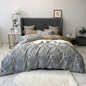 60s Egyptian Organic Cotton Pattern Bedding Sets dark blue white