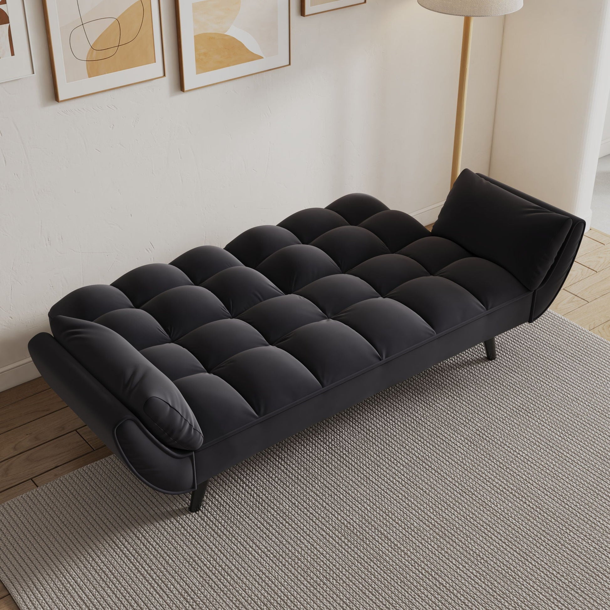 Sofa Soft Two Armrests Throw Pillow Pillow Comfortable Fit Apartment Bedroom Small Space- Unique Piece Furniture- {{Product type}}