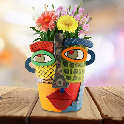 Outdoor Courtyard Crafts Funny Flowerpot Decoration - Common Style - 0