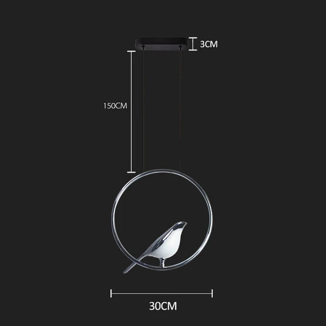 Modern Magpie Hanging Lamp Nordic LED Pendant Lights