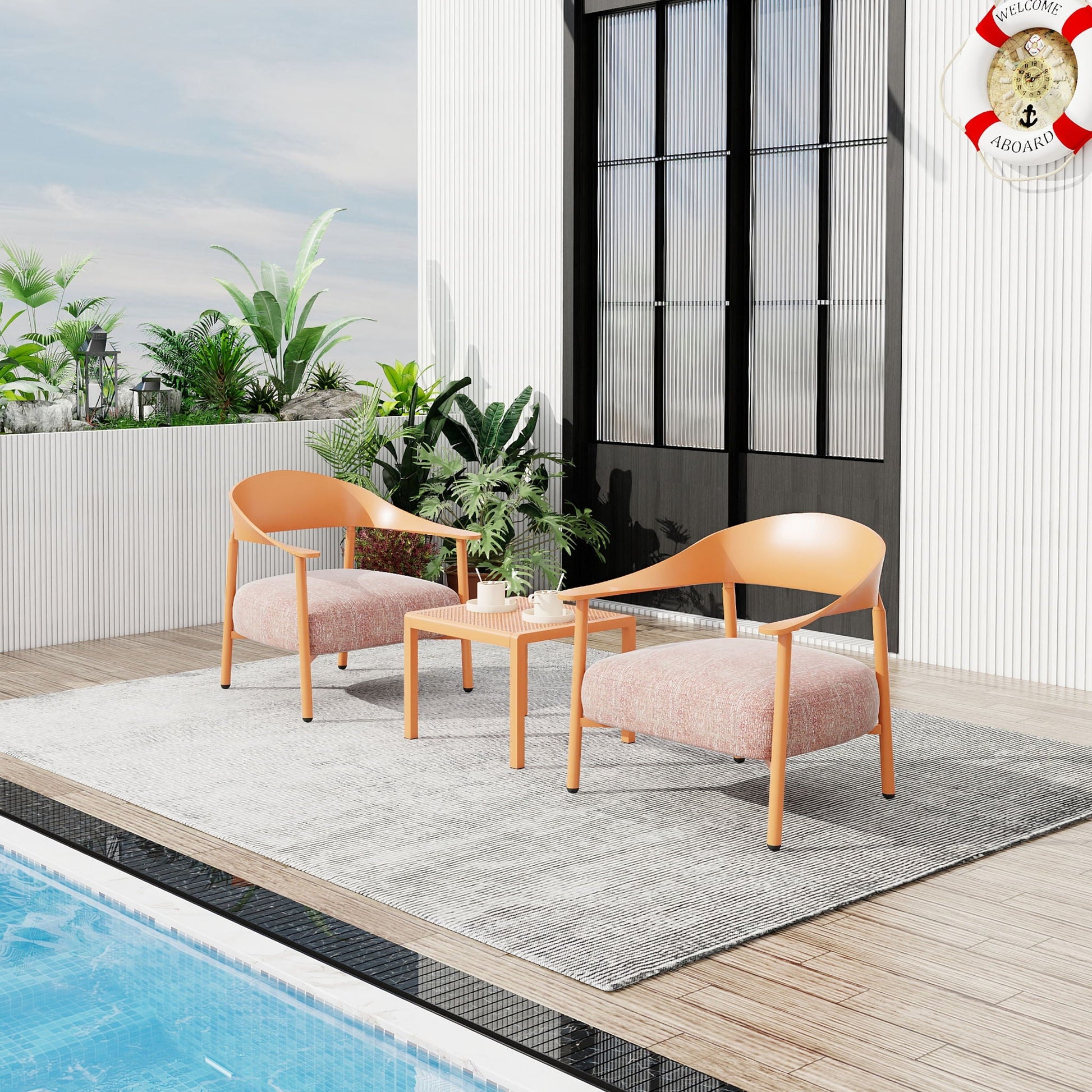 Furniture Set With Seat Cushions, Sturdy And Durable- Unique Piece Furniture- {{Product type}}