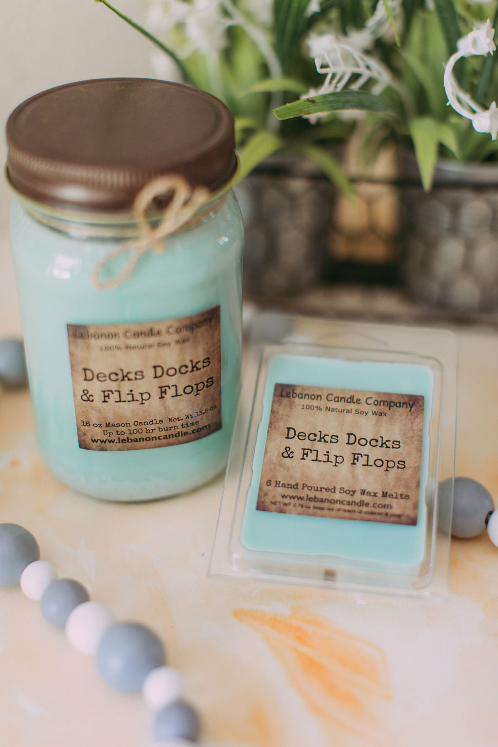 Decks Docks & Flip Flops Candle - - Candles & Melts