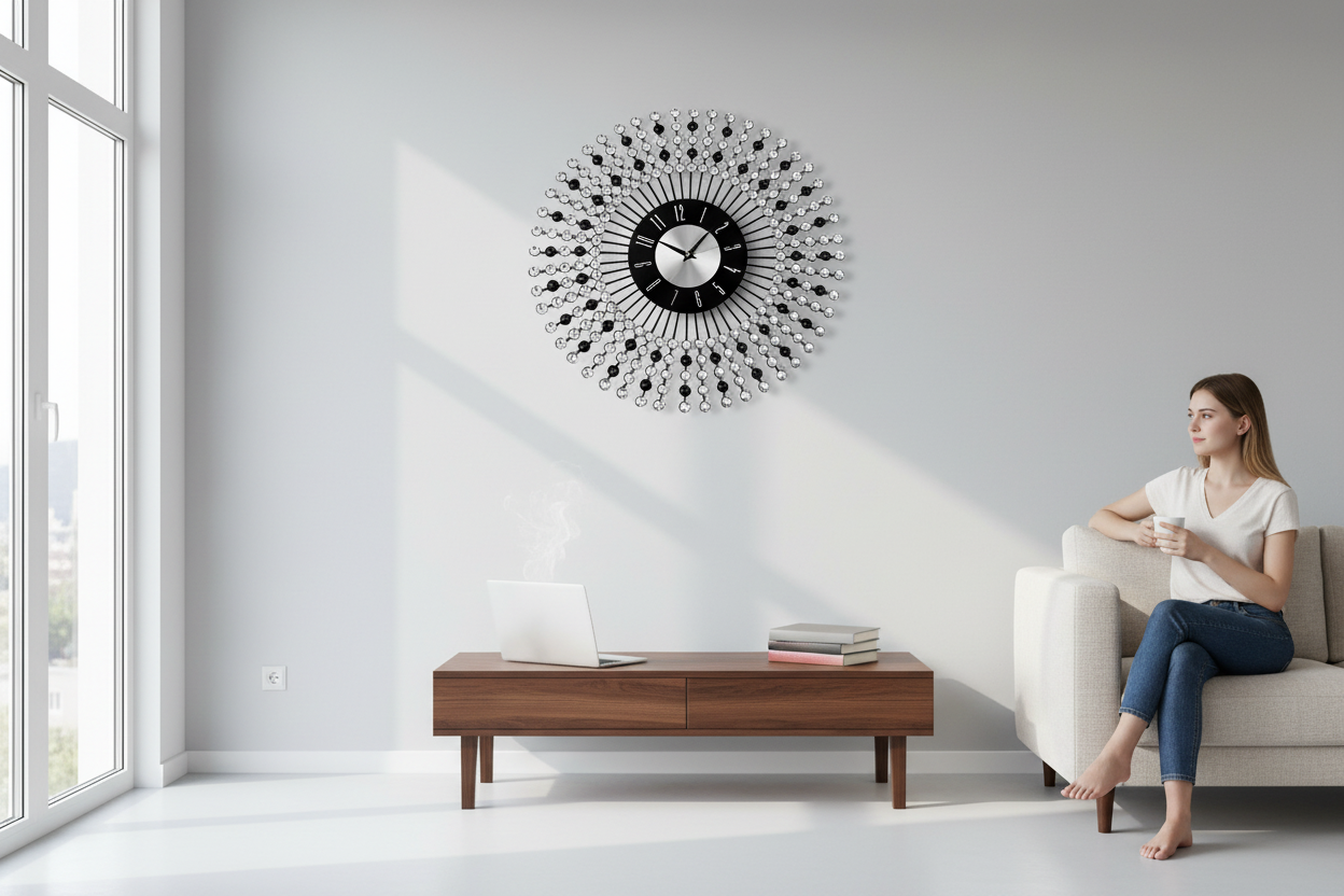 Decorative Hanging Wall Clock - - wall clock