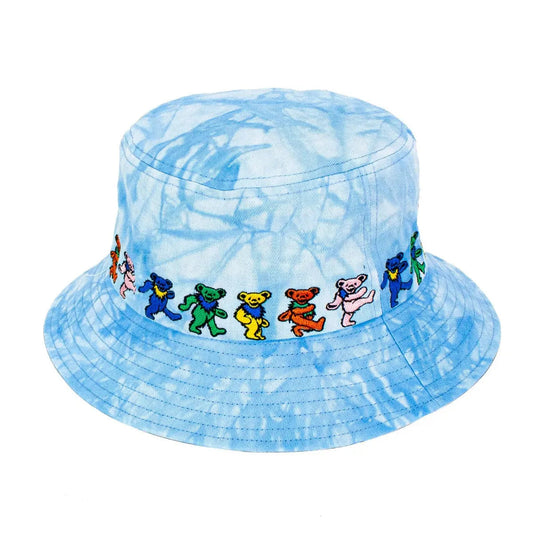 Peter Grimm Grateful Dead Jagger Dancing Bear - Bucket Hat - One Size Blue - Headwear