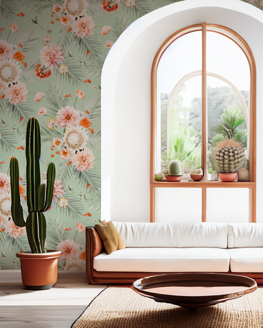 Palm Springs Wallpaper Mint - - Wallpaper