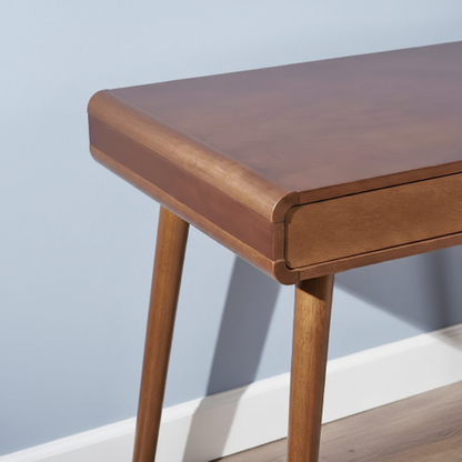 Solid Wood Writing Desk - - desk