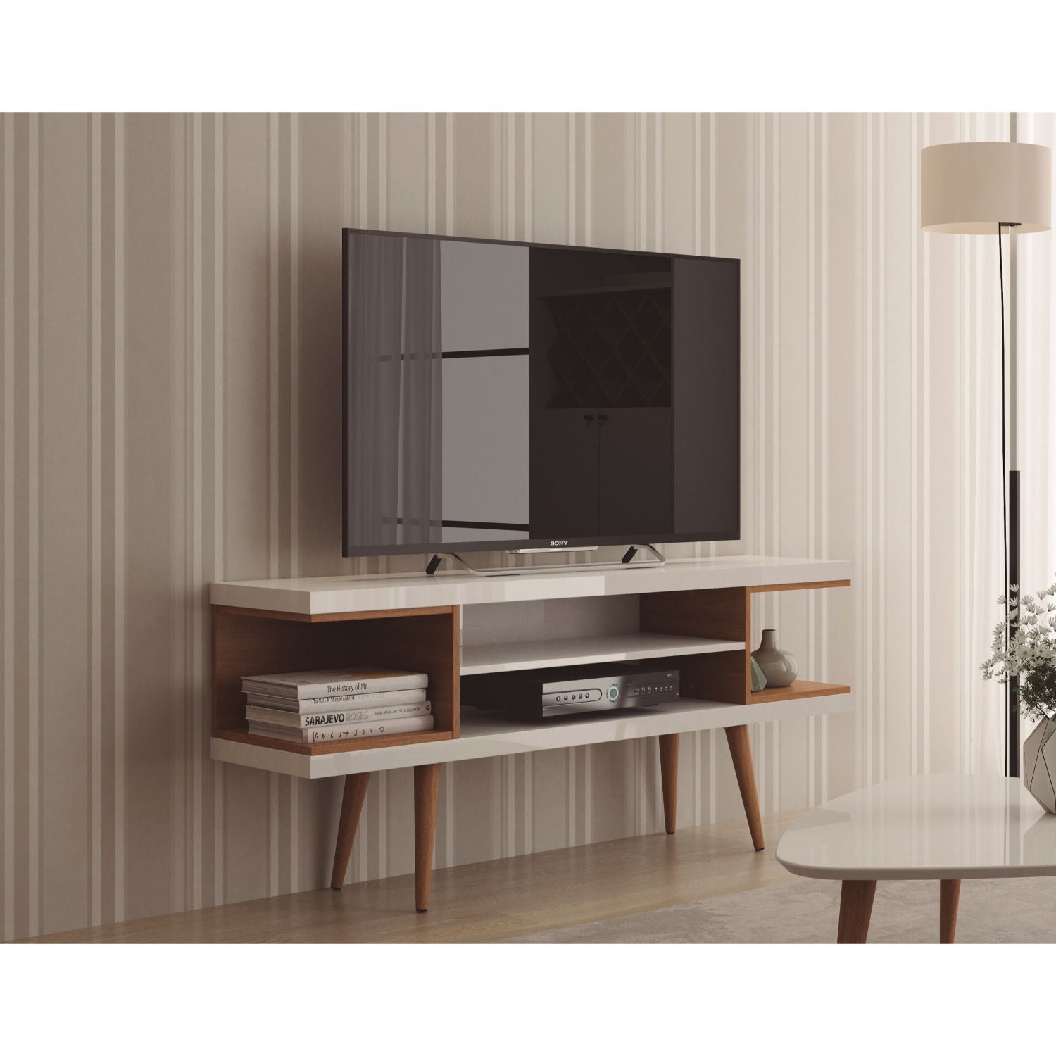 Utopia - Mid-Century Modern TV Stand- HouseOfZazla- {{Product type}}