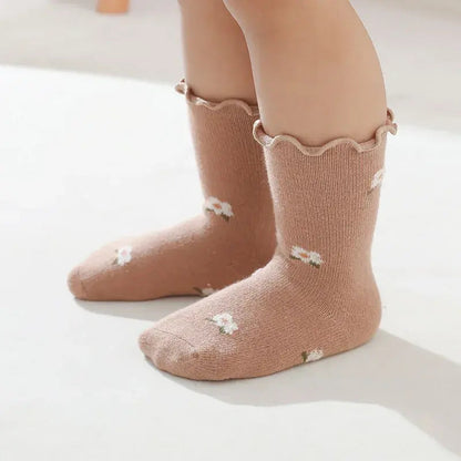 3 Pairs of Anti-Slip Childrens Socks - Kia Day Design