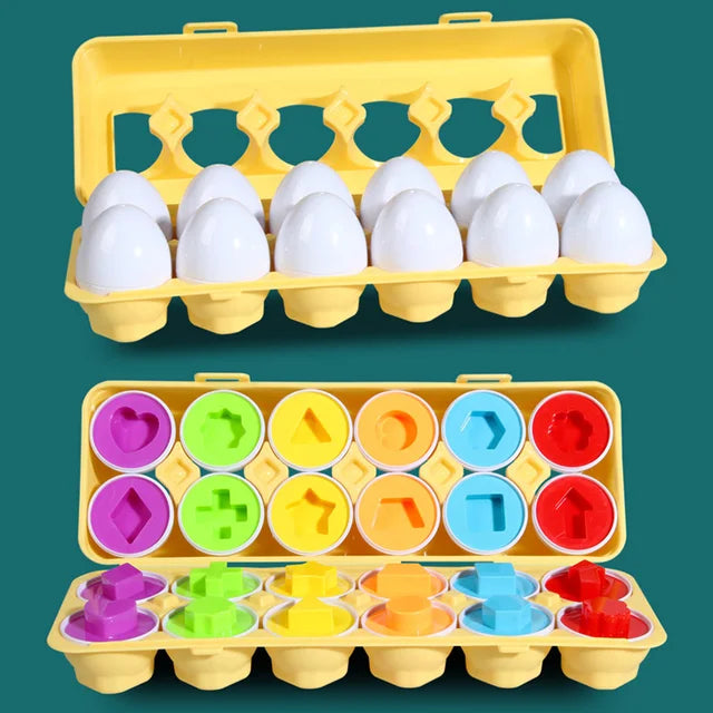 Matching Montessori Sensory Educational Eggs