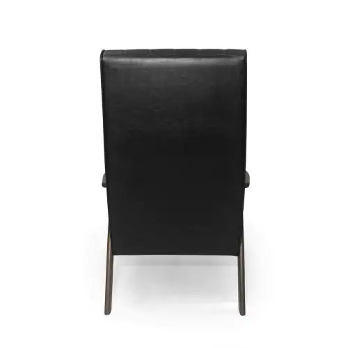 Mid-Century Faux Leather Upholstered Chair - Kia Day Design