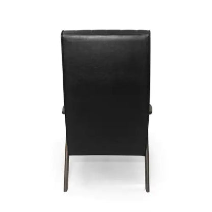 Mid-Century Faux Leather Upholstered Chair - Kia Day Design
