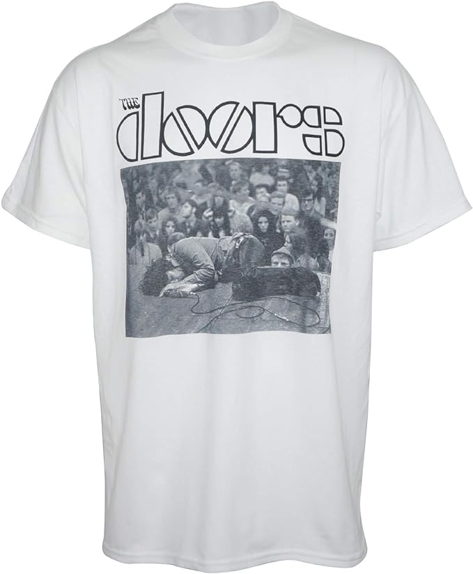 Doors Jim Morrison on Stage Mens T-shirt- Vintage Merch- {{Product type}}