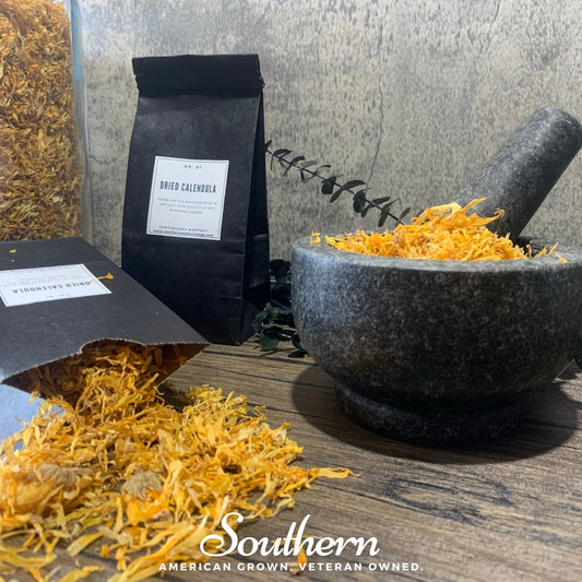 Dried Calendula Petals – 2 Cups - - tea