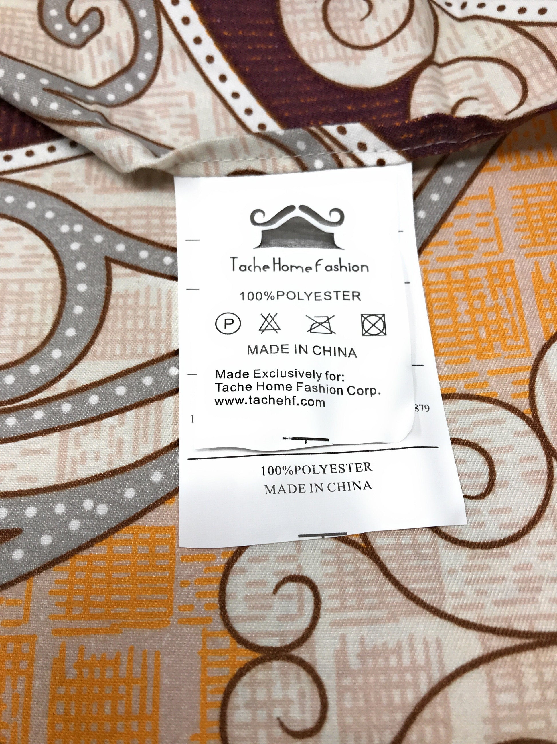 Tache Maroon Mandala Damask Duvet Cover Set Twin (2131) - - Duvet Cover