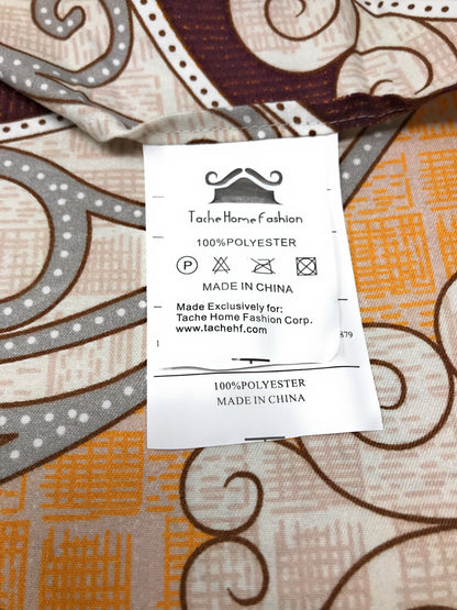 Tache Maroon Mandala Damask Duvet Cover Set Twin (2131) - - Duvet Cover