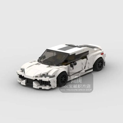 One Racing Sports Car Brick Toys Kia Day Design