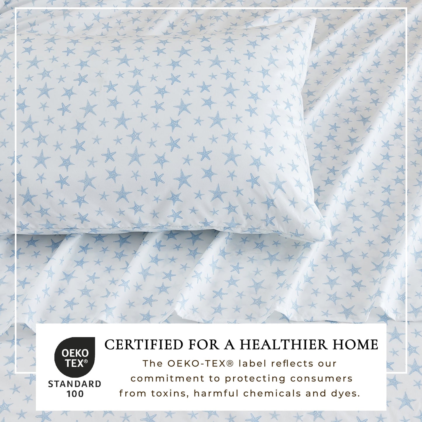 Coastal Printed Sheet Set - Newport Collection - - Bed Sheets
