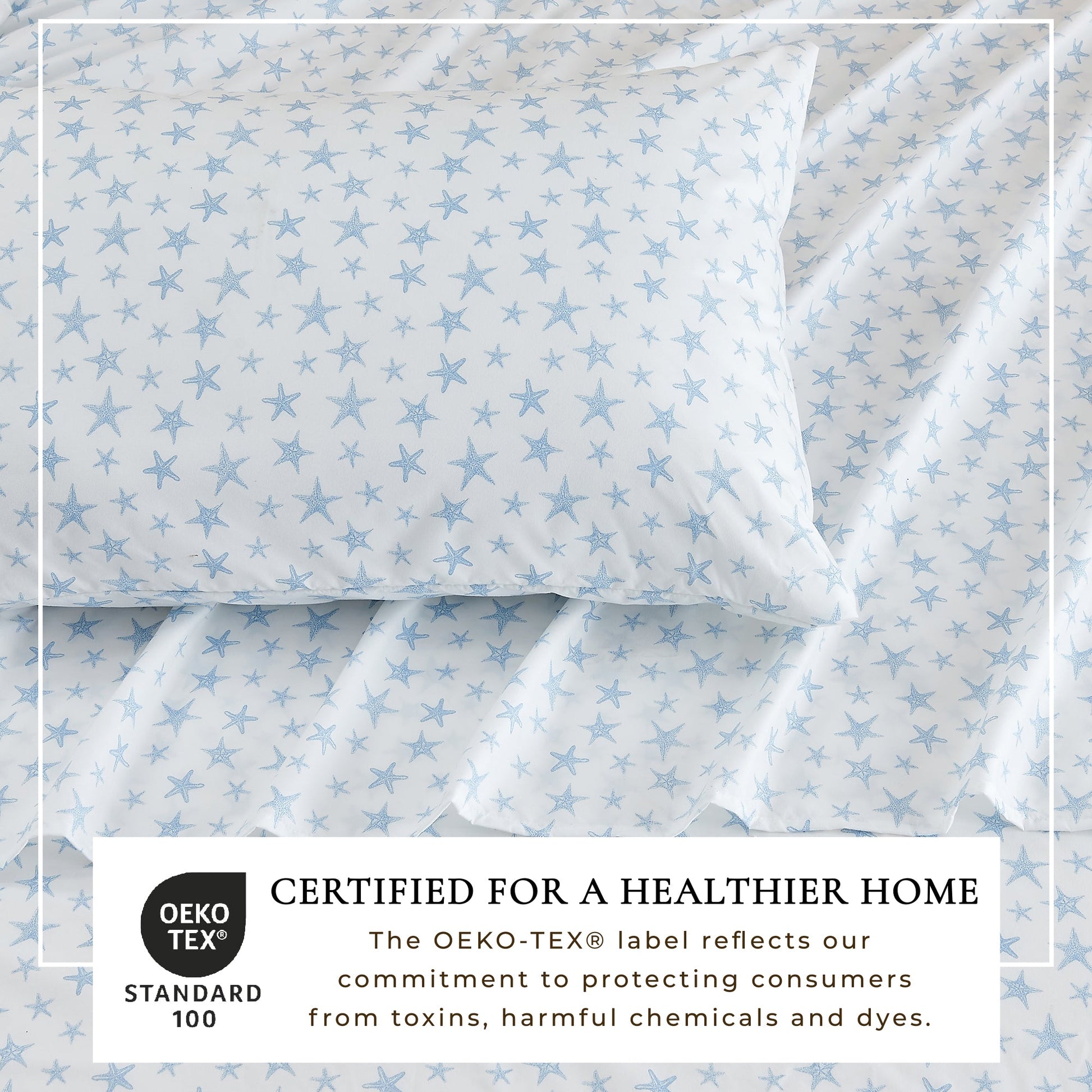 Coastal Printed Sheet Set - Newport Collection - - Bed Sheets