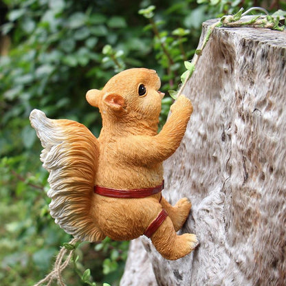 Enchanted Garden Climbers Featuring Squirrels - - yard decoration