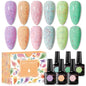 MEET ACROSS Yogurt Gel Nail Polish 6 Colors - Yogurt gel polish - nail polish