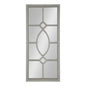 Cassat Farmhouse Window Mirror in Rustic Gray - Grey 13"L x 30"W - Mirror