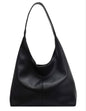 Leather Womens Shoulder Bag Soft Large Capacity - New Black 4 - handbag