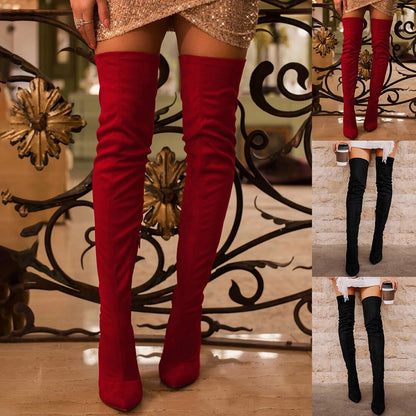 High Boots Winter Shoes - - heeled boots
