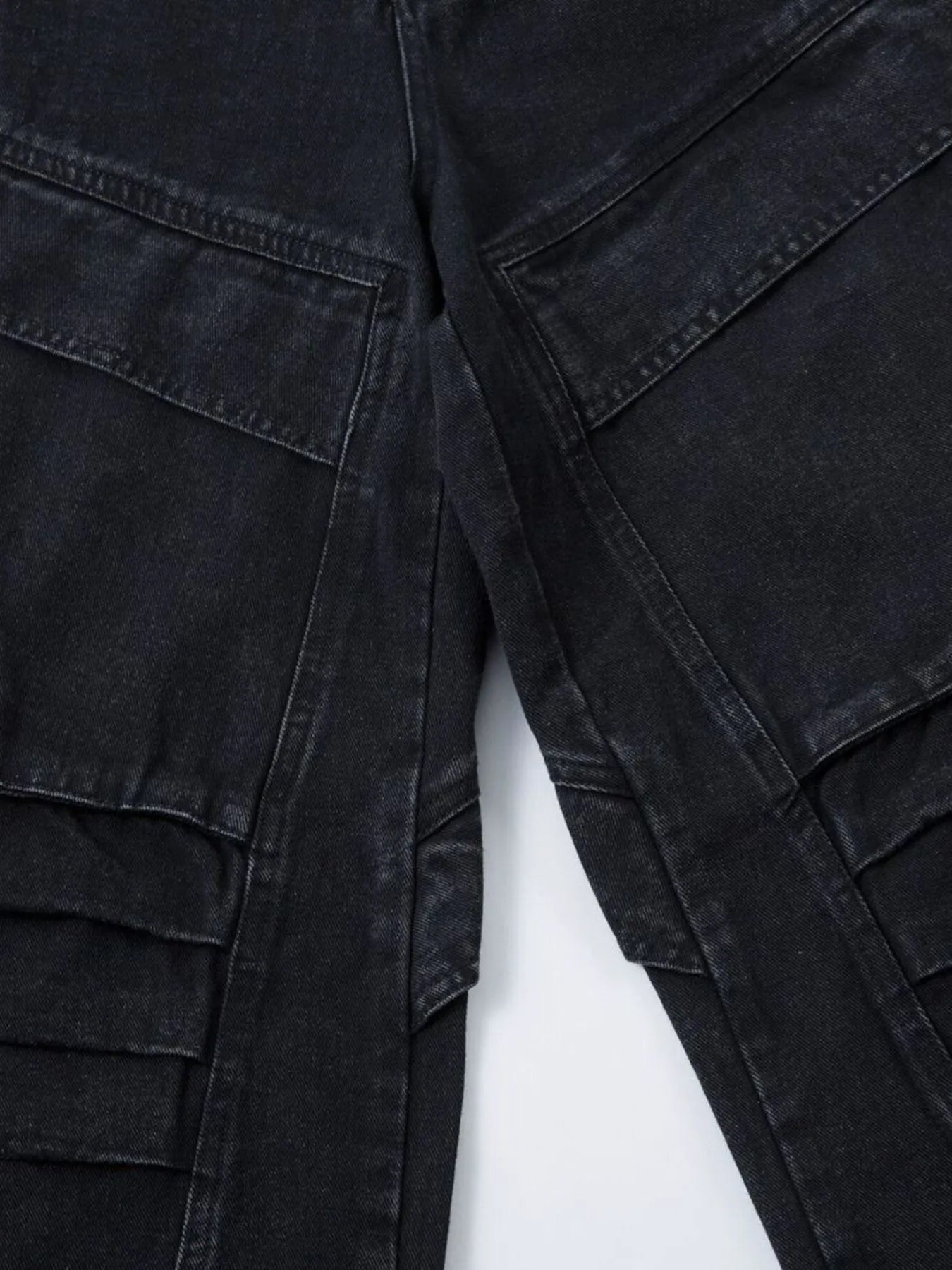 Men's Wide Leg Jeans - -