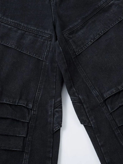 Men's Wide Leg Jeans - -