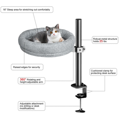 Cat Cozy Spin Bed - - Pet bed