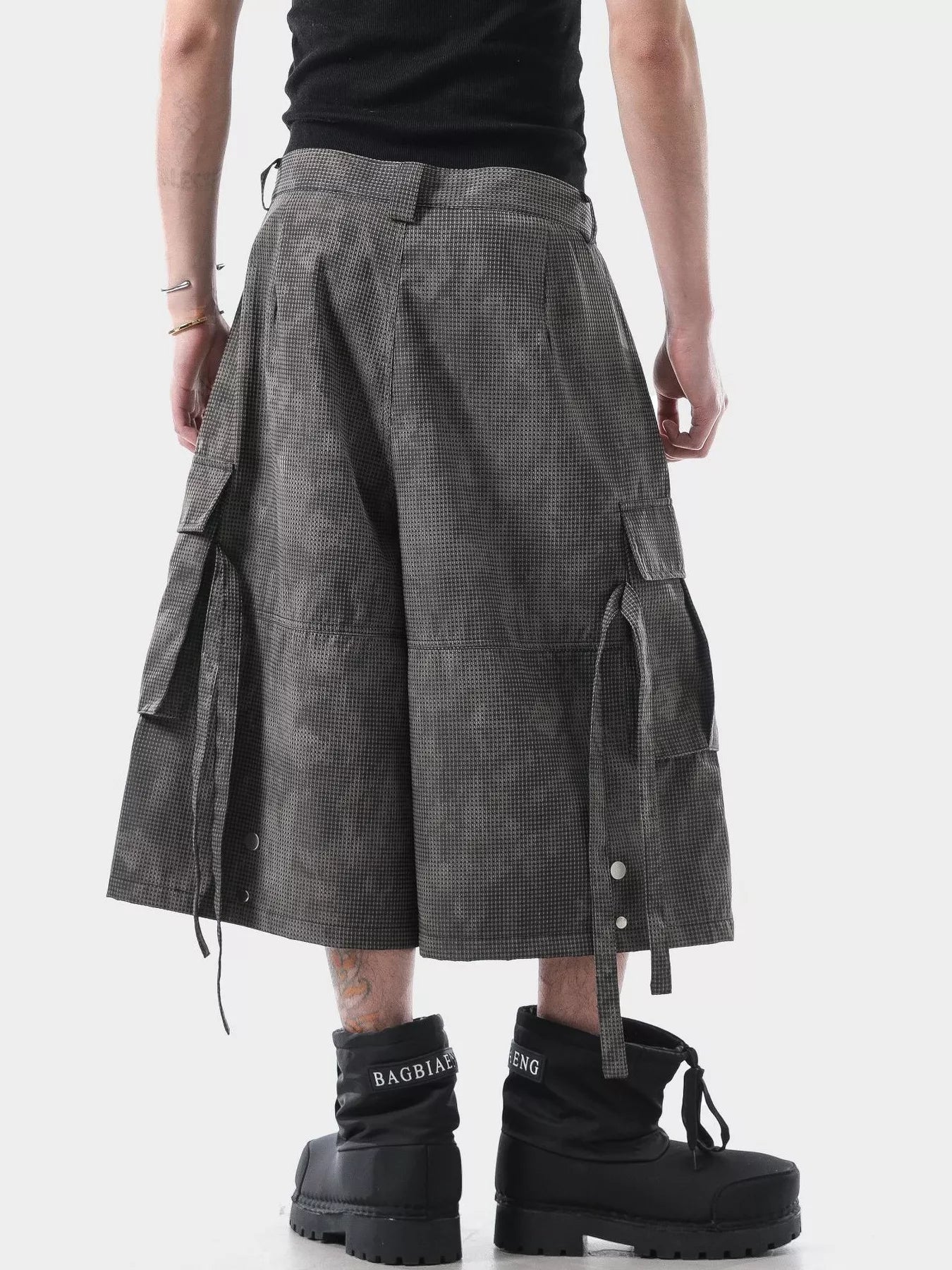 Men's Vintage Washed Cargo Shorts - -