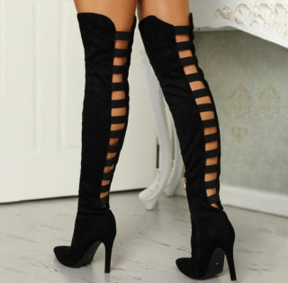 High Boots Winter Shoes - - heeled boots