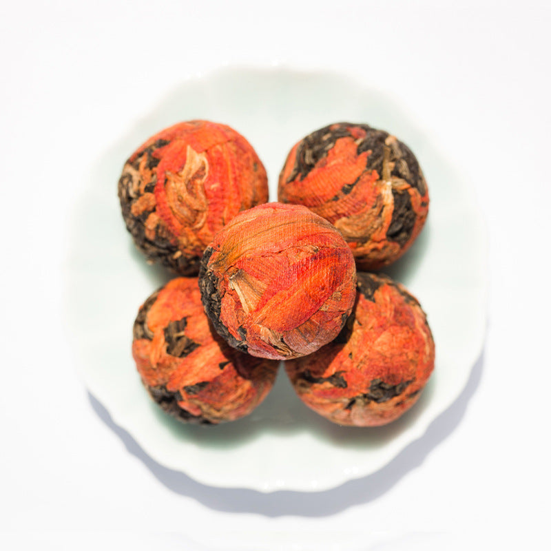 Yunnan Pu-erh Black Tea Loose Leaf (Bulk) – Earthy Chinese Black Tea - Lily Black Tea Dragon Ball - Bulk Tea