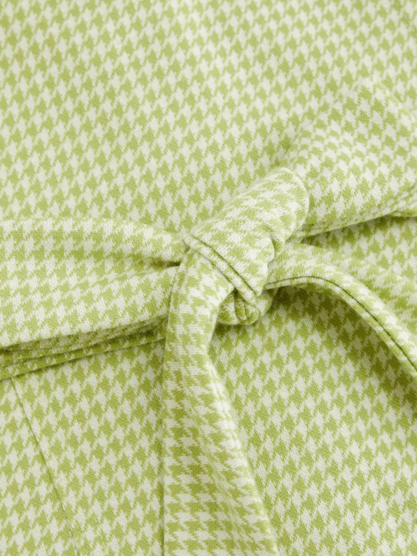 Gingham Button-Front A-Line Mini Dress - -