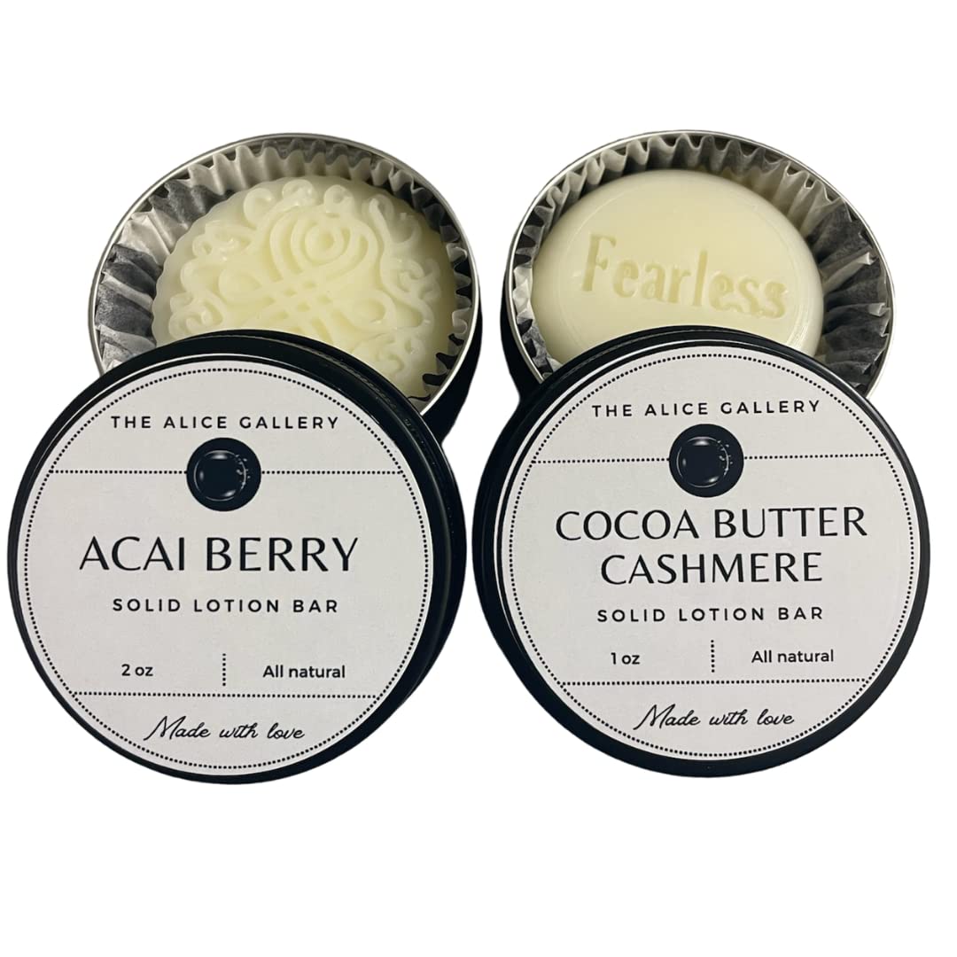 Alice Gallery Cocoa & Shea Butter Bars 2PK - Cocoa Butter Cashmere Acai Berry - lotion